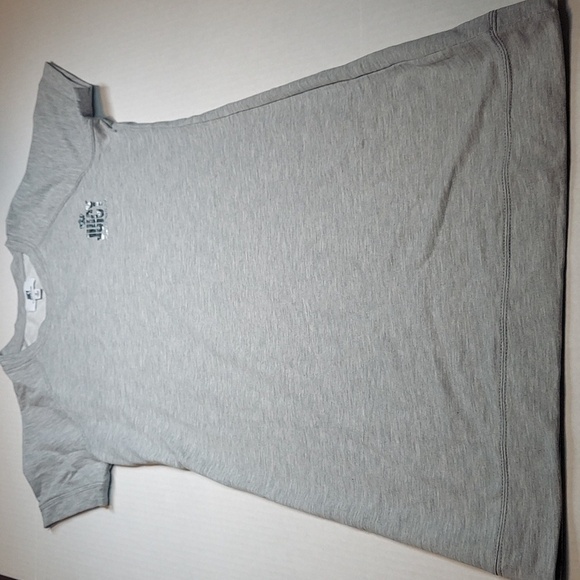 Juicy Couture T-Shirt Dress Women's Medium Gray Powder Heather Crew Neck - Picture 1 of 6